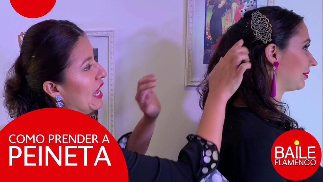 Como prender a peineta - Dica de Flamenco