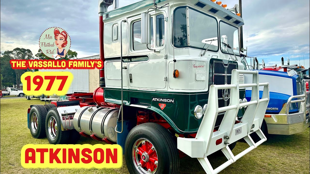Турне семьи Вассалло на грузовиках Atkinson с кабиной над двигателем 1977 года