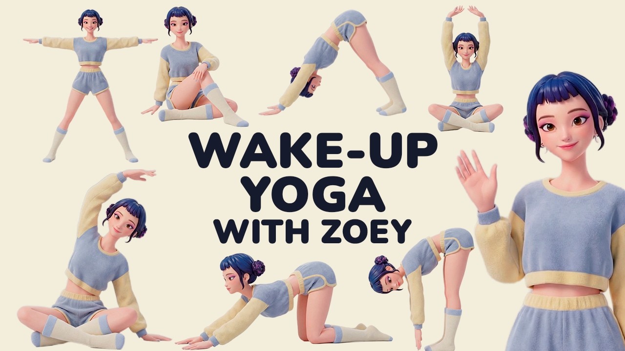 Morning Wake-Up Yoga for Kids with Zoey | KPop Demon Hunters
