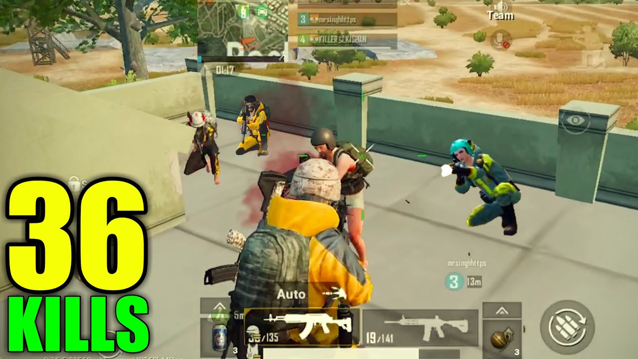 WHEN UJJWAL PLAYING WITH RANDOMS!!! | 36 SQUAD KILLS | PUBG MOBILE