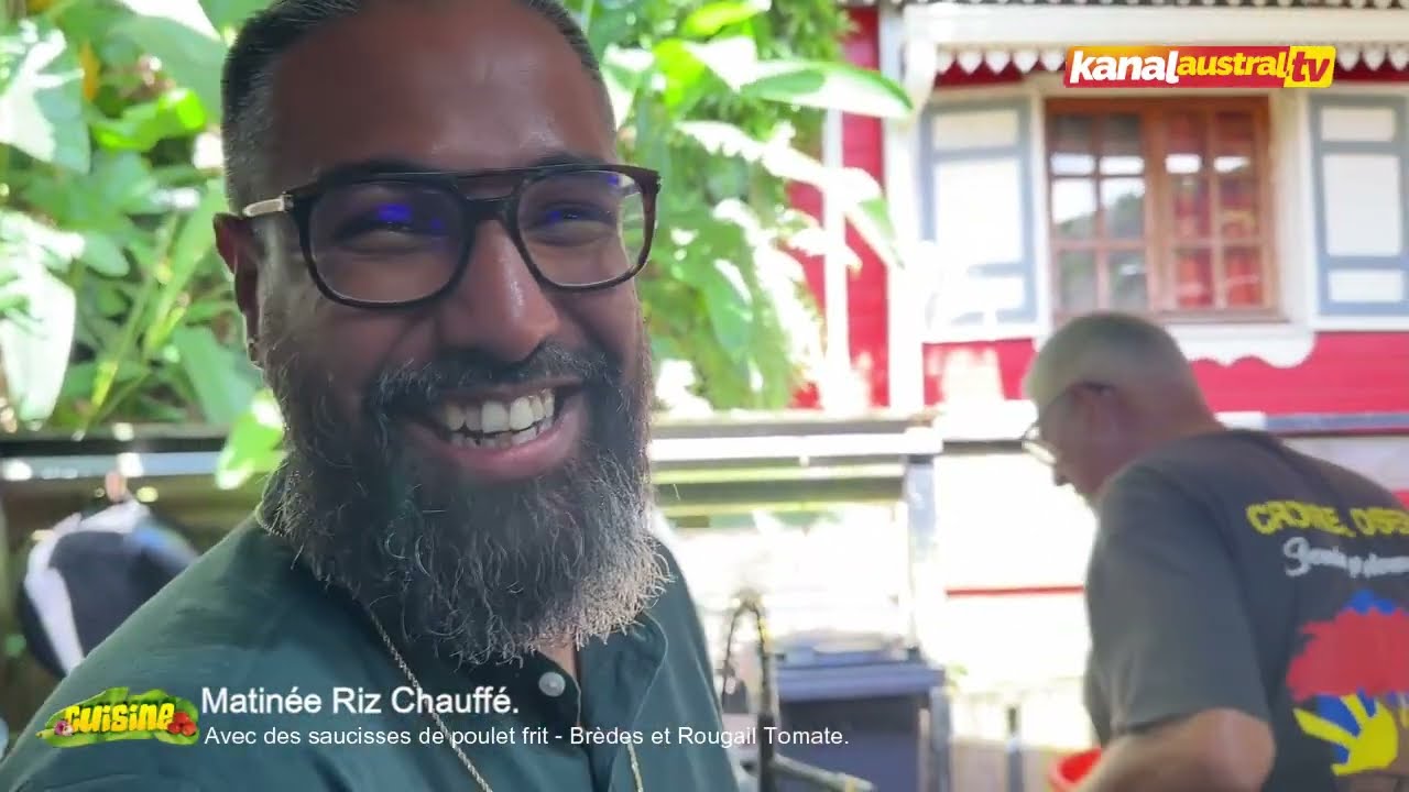 CUISINE - Matinée riz chauffé au Œuf et à la morue chez KANAL AUSTRAL.TV