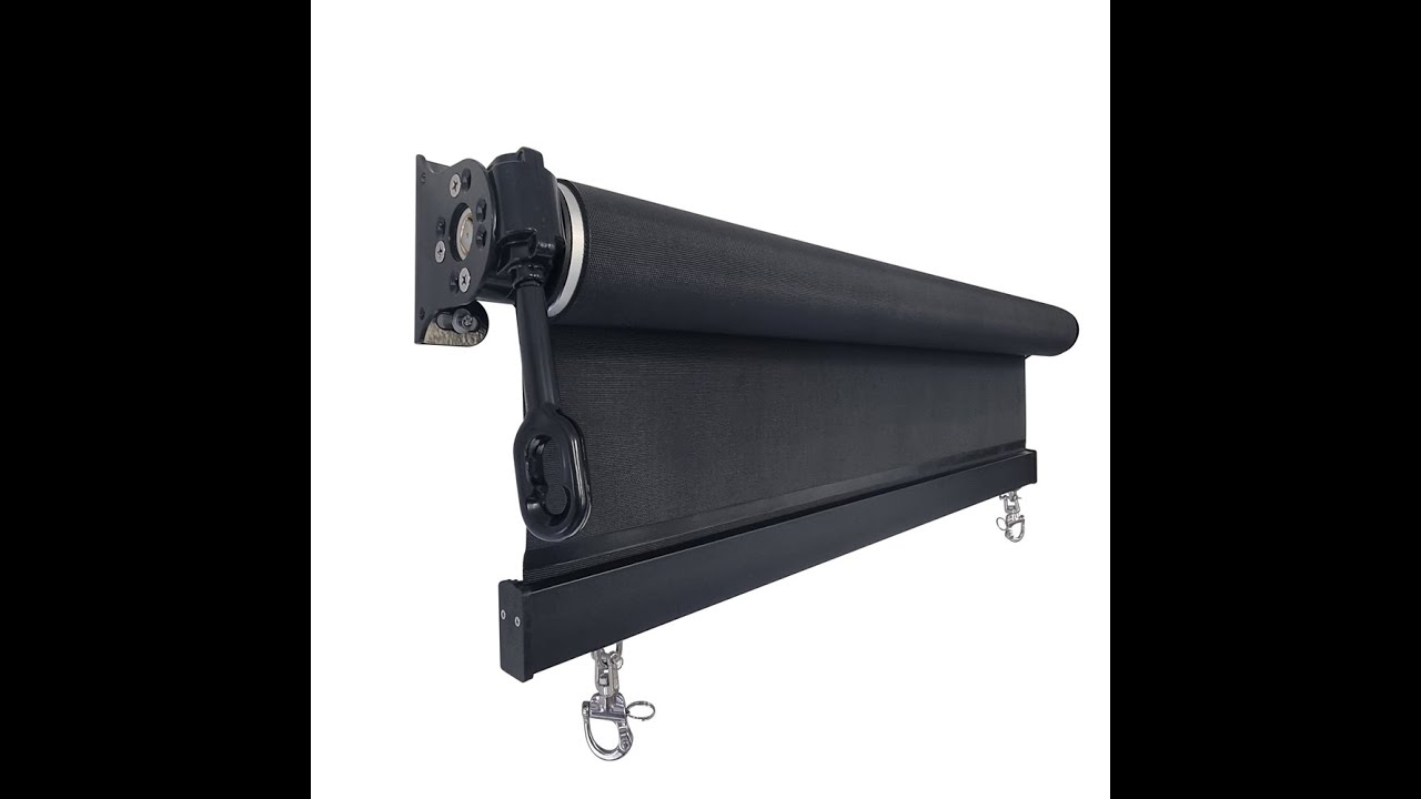 How To Install Outdoor Roll Down Blind 1% Sun Screen