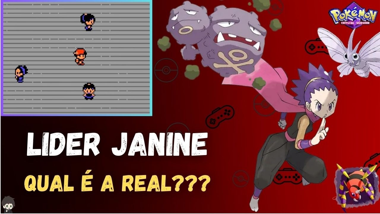 Como Encontrar Janine a líder de Gym FUCHSIA ? Pokémon Crystal DLC 05#