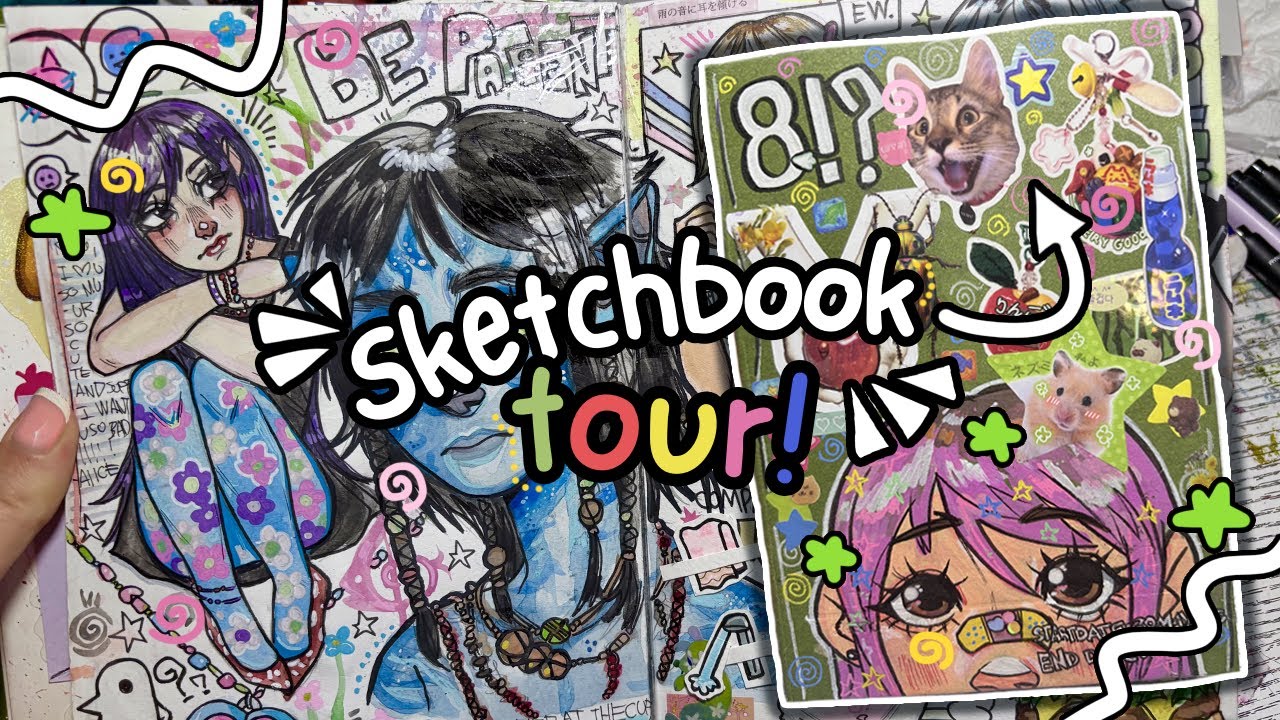 6-Month Sketchbook UPDATE!! 🎀📚
