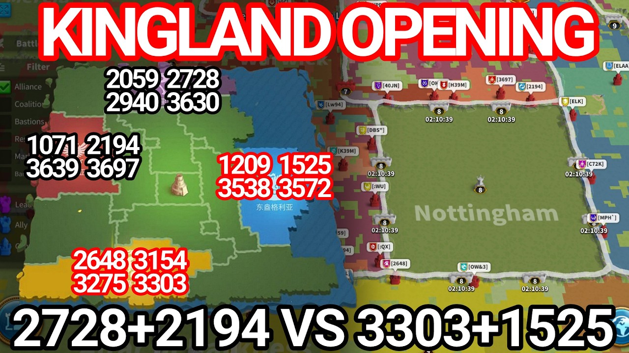 [萬國覺醒] 2728+2194 VS 3303+1525 皇庭開放 KINGLAND OPENING