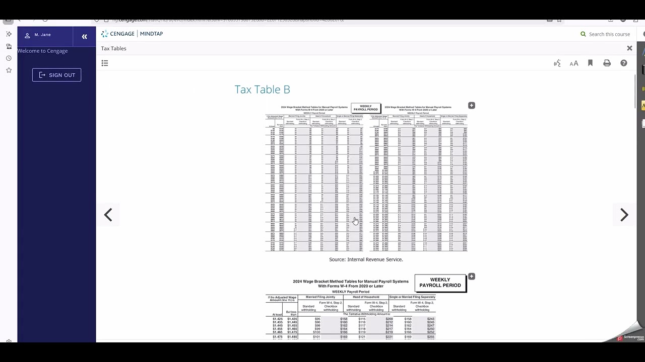 Payroll Income Tax Withholding Problems