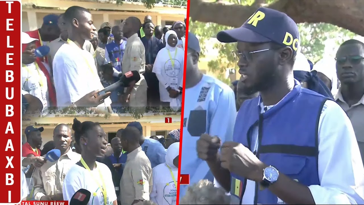 Questions réponses entre le président Diomaye et les élèves du lycée Demba Diop