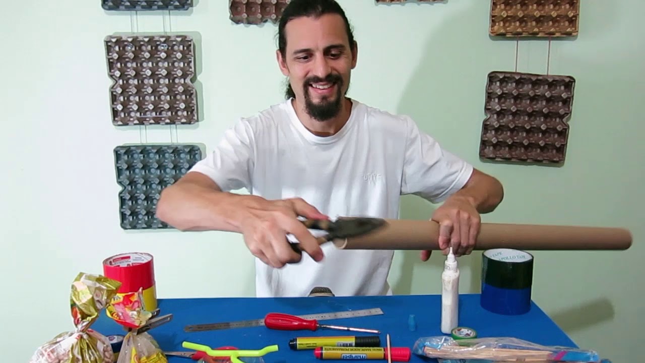 Aula on line 5 – Construção de Pau de Chuva com Material Reciclável e Musicalização