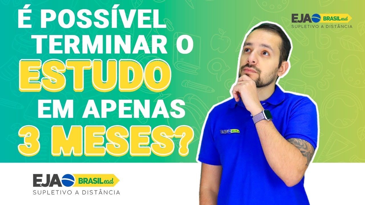 É possível TERMINAR os estudos em APENAS 3 meses?