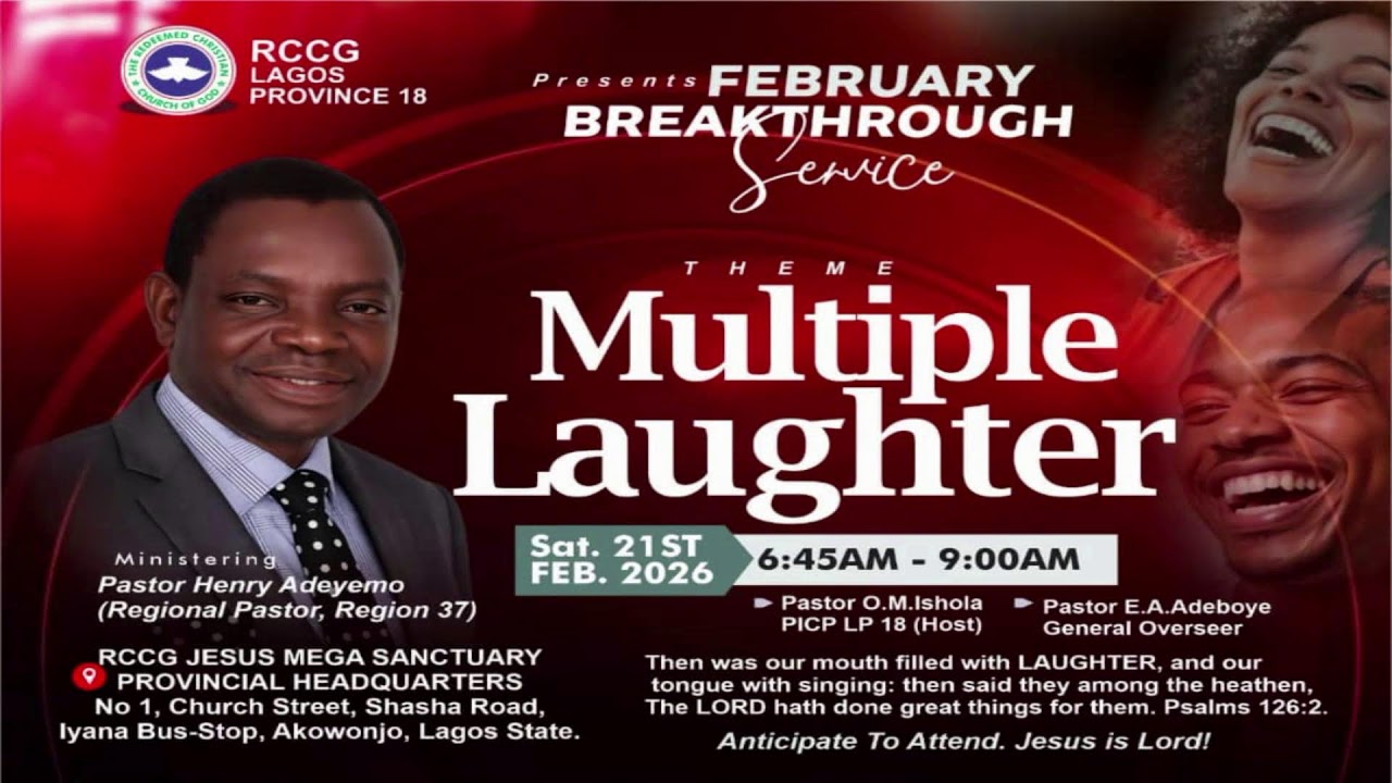 FEBRUARY BREAKTHROUGH SERVICE
