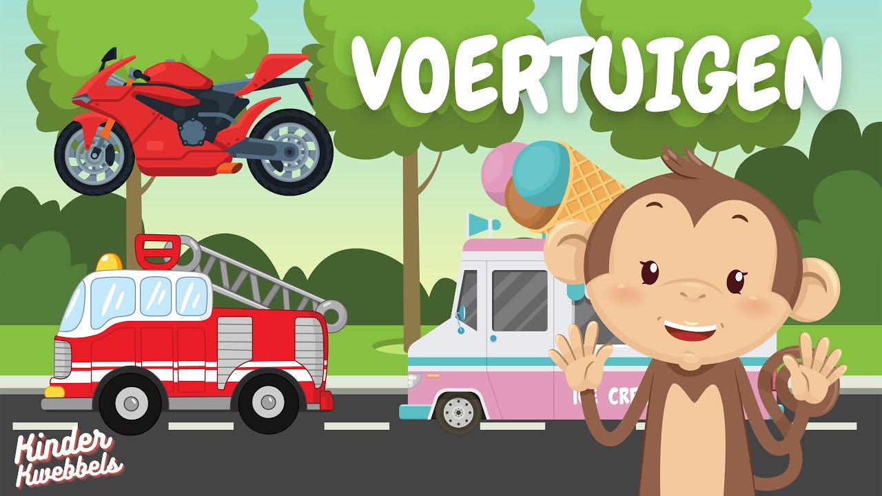 Voertuigen voor kinderen: treinen, vliegtuigen en auto's 🚒 - Woordjes leren