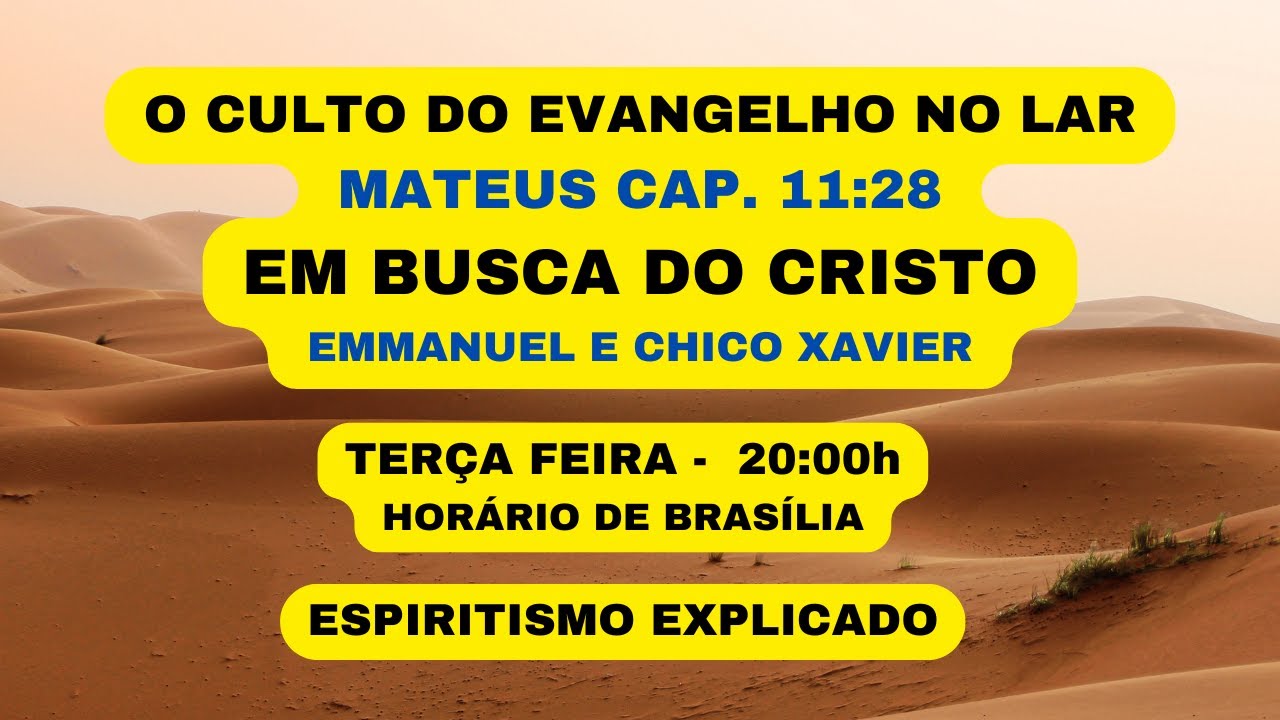 O CULTO DO EVANGELHO NO LARB- MATEUS CAP. 