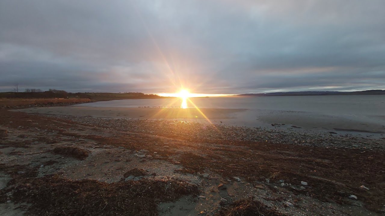 Bute seaside on a winter day
