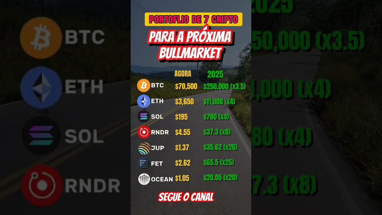 7 CRIPTOMOEDAS PROMISSORAS PARA 2025