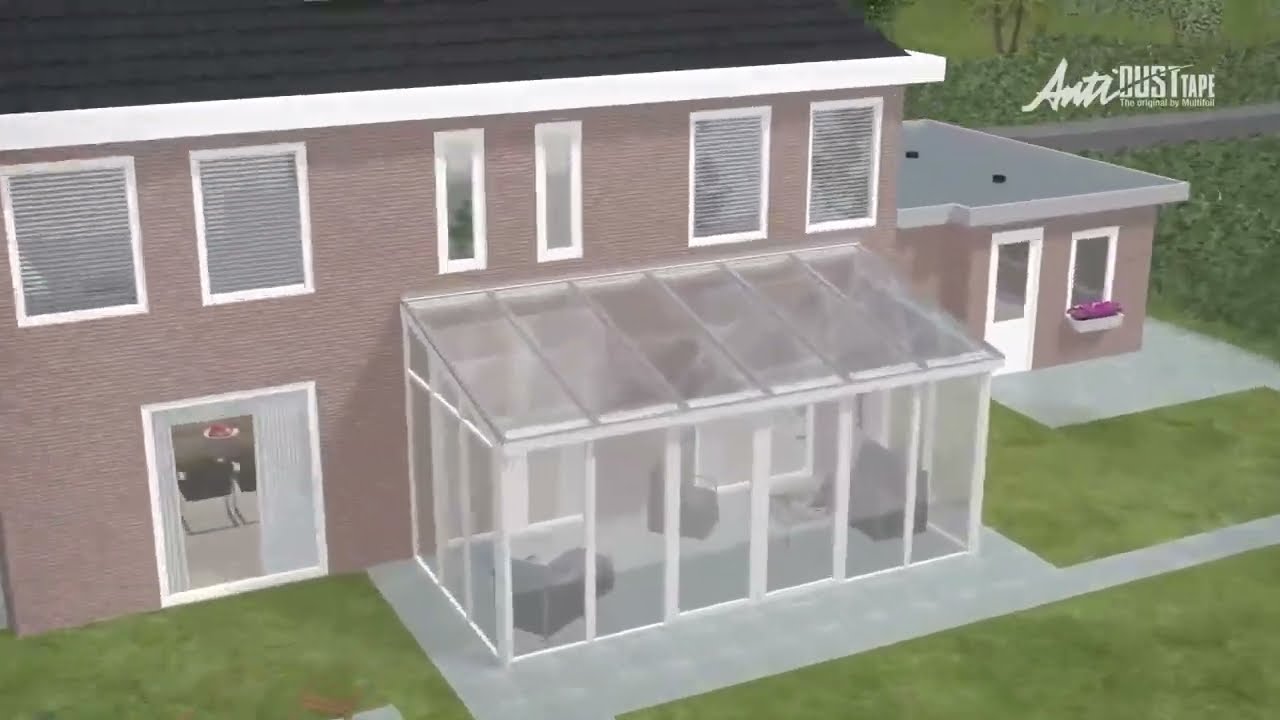 Ruban adhésif AntiDUST® - Pour le polycarbonate