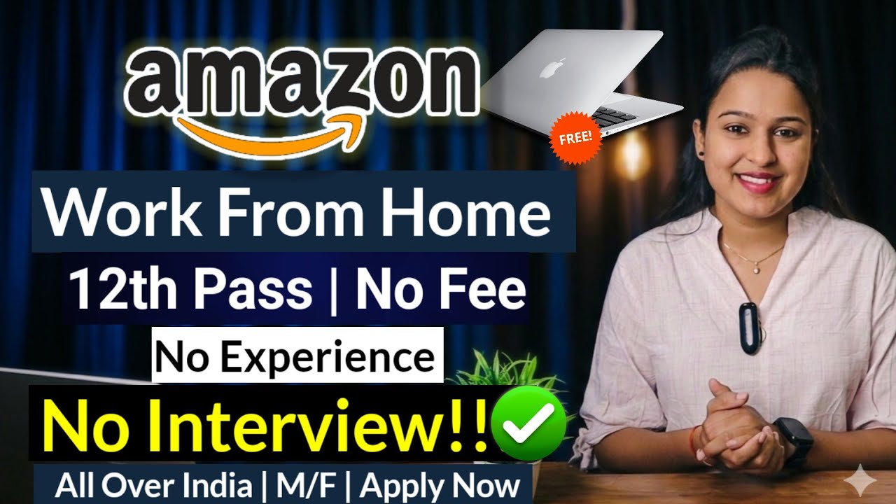 Amazon Work From Home Job 2026 | Freshers Apply Now | No Experience Required | Latest WFH Jobs