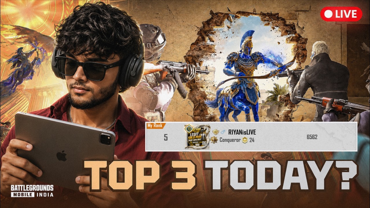 🔴SOLO TOP 3 RANK PUSH🐦&zwj;🔥| ROAD TO 8K | RIYAN IS LIVE☠️ | DAY 19#bgmi #pubg #bgmilive #live #gaming