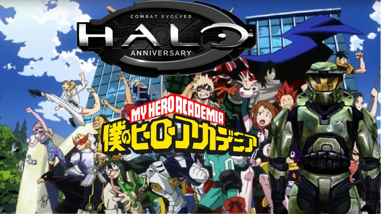 Halo en Boku no Hero prologo