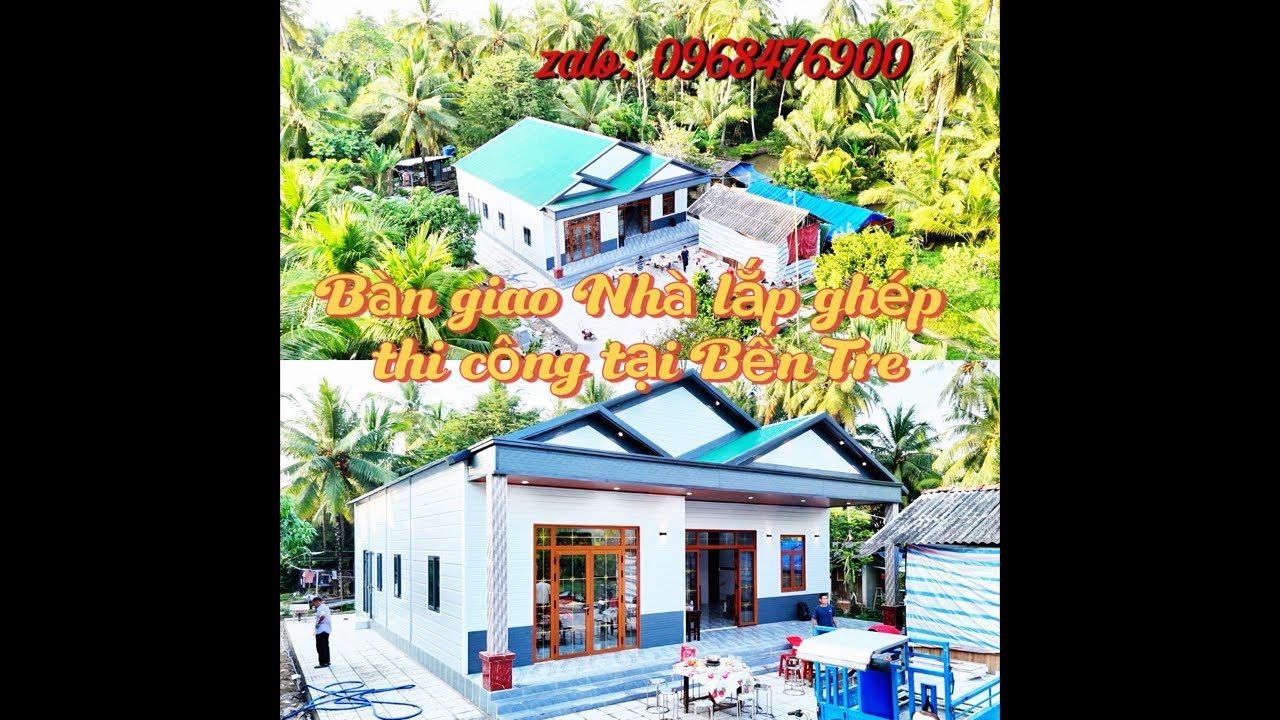 bàn giao nhà lắp ghép tại ￼Mo Cày Bắc BT liên hệ 0968476900.