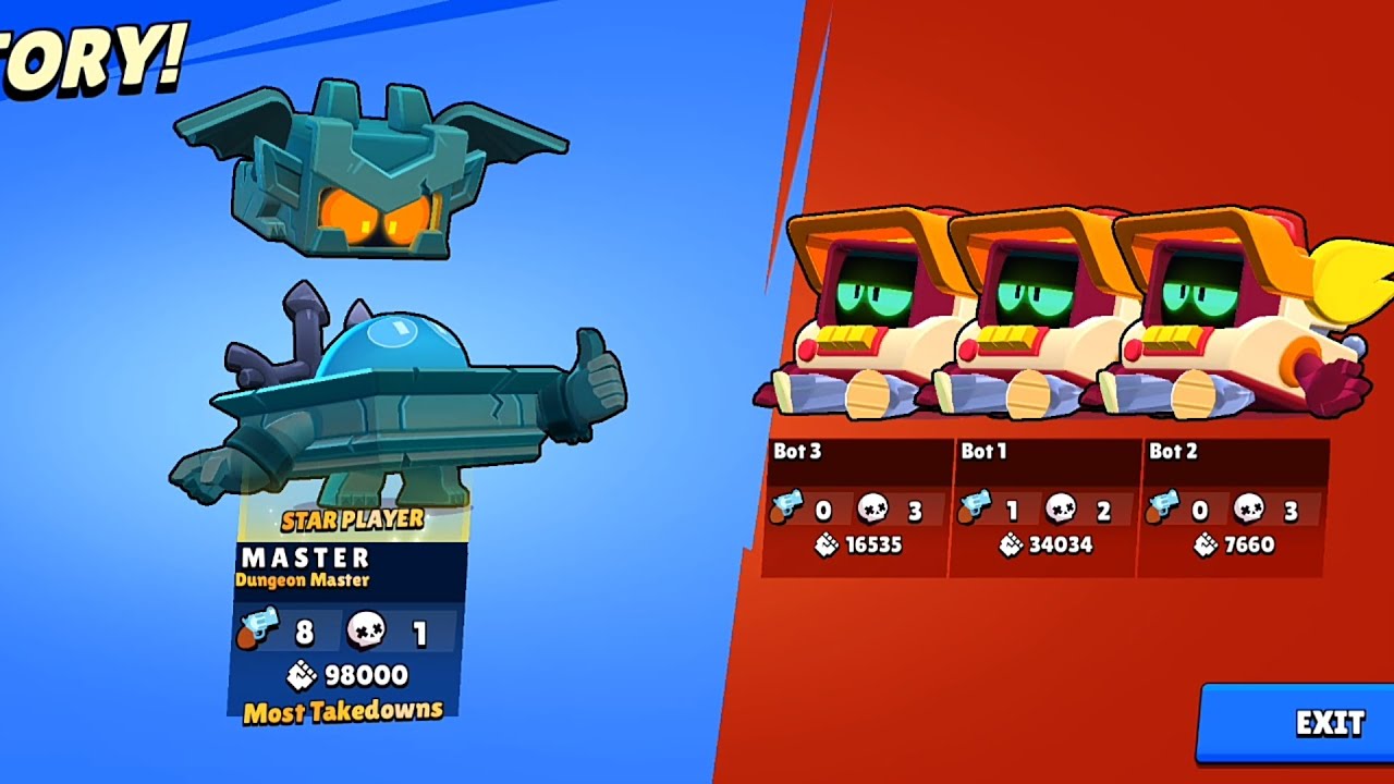 R-T👽 VS 3 R-T📺 | BRAWL STARS