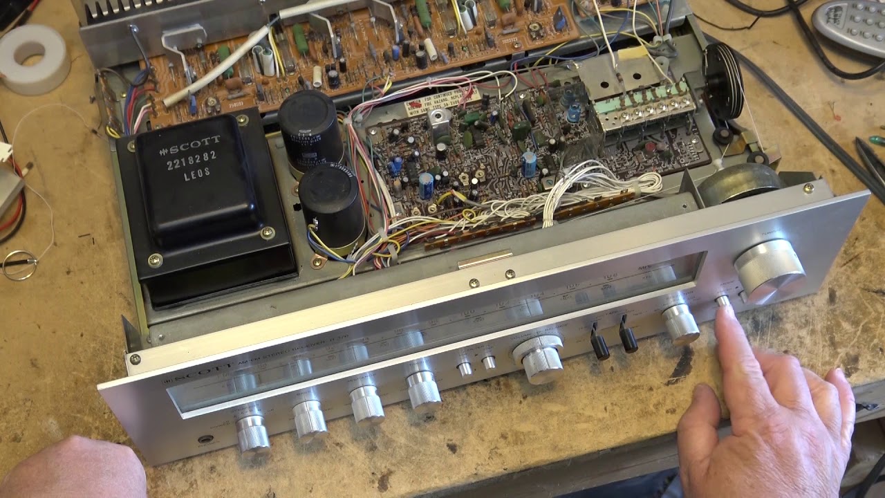 Scott Stereo receiver Model R376 overhaul
