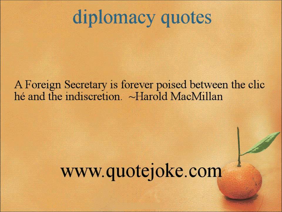 diplomacy quotes @  