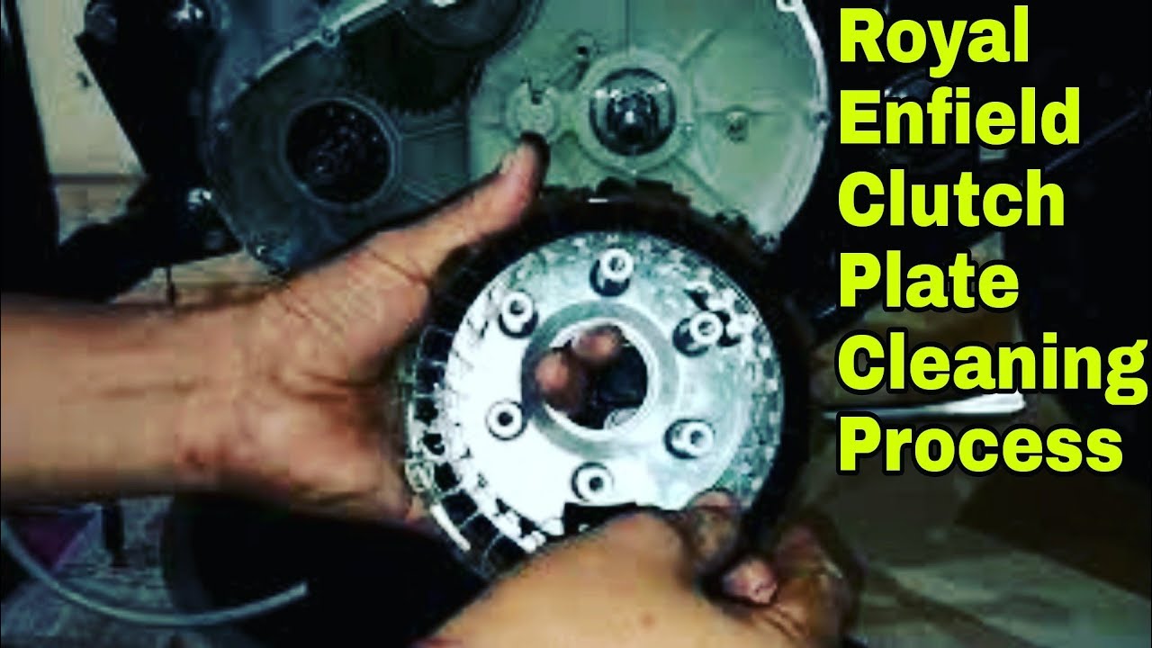 Royal Enfield classic | LH Cover cleaning and Open technique | clutch plate cleaning process |