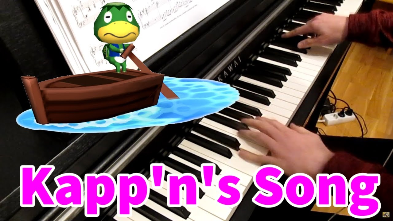 🎵[ANIMAL CROSSING: New Horizons] Kapp'n's Song ~ piano cover