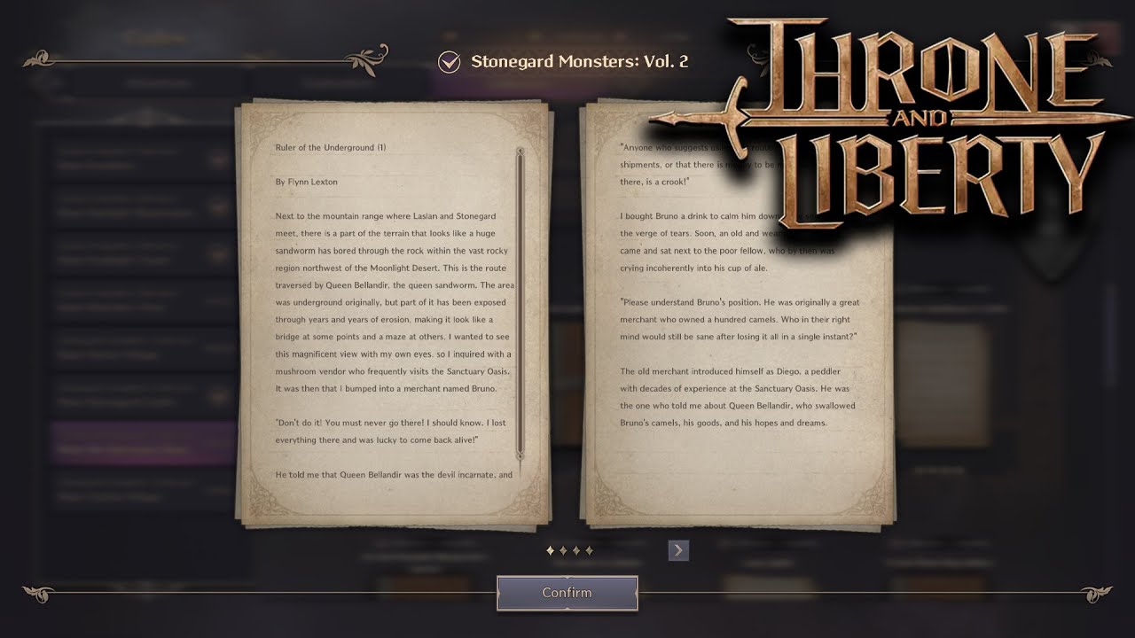 Stonegard Monster Vol 2 - Near The Sanctuary Oasis Collection Codex THRONE AND LIBERTY