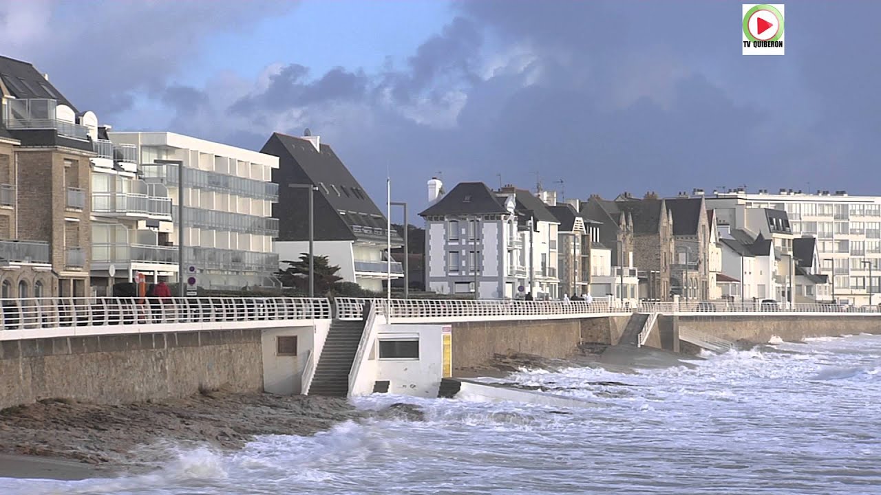 QUIBERON | 🌊 Fortes Vagues attention aux Dégâts - TV Quiberon 24/7