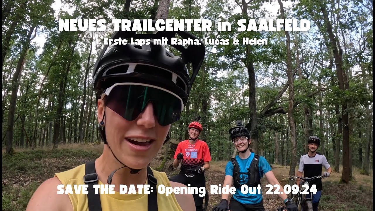 Erste Tour auf den neuen Feen-Bike Trails Saalfeld