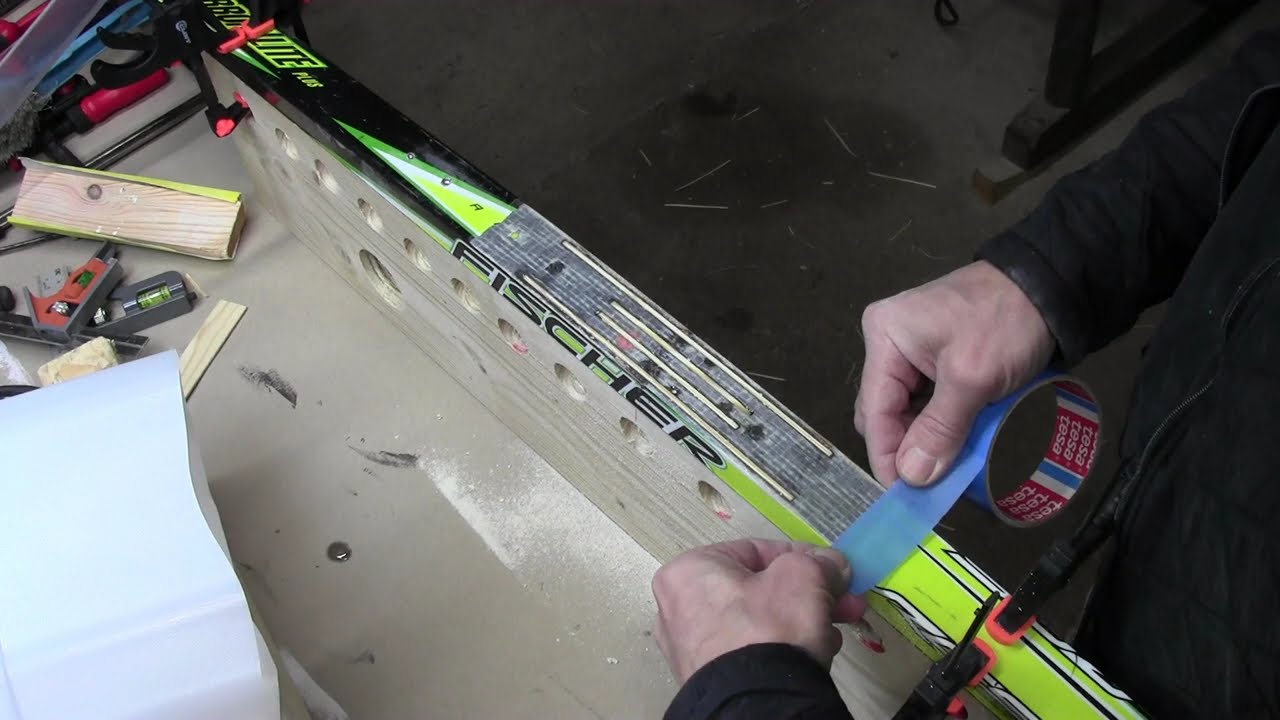 How I repaired my cross-country skis