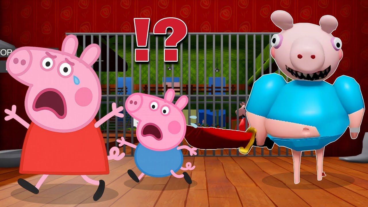 PEPPA Escapes EVIL PEPPA PIG in Roblox!