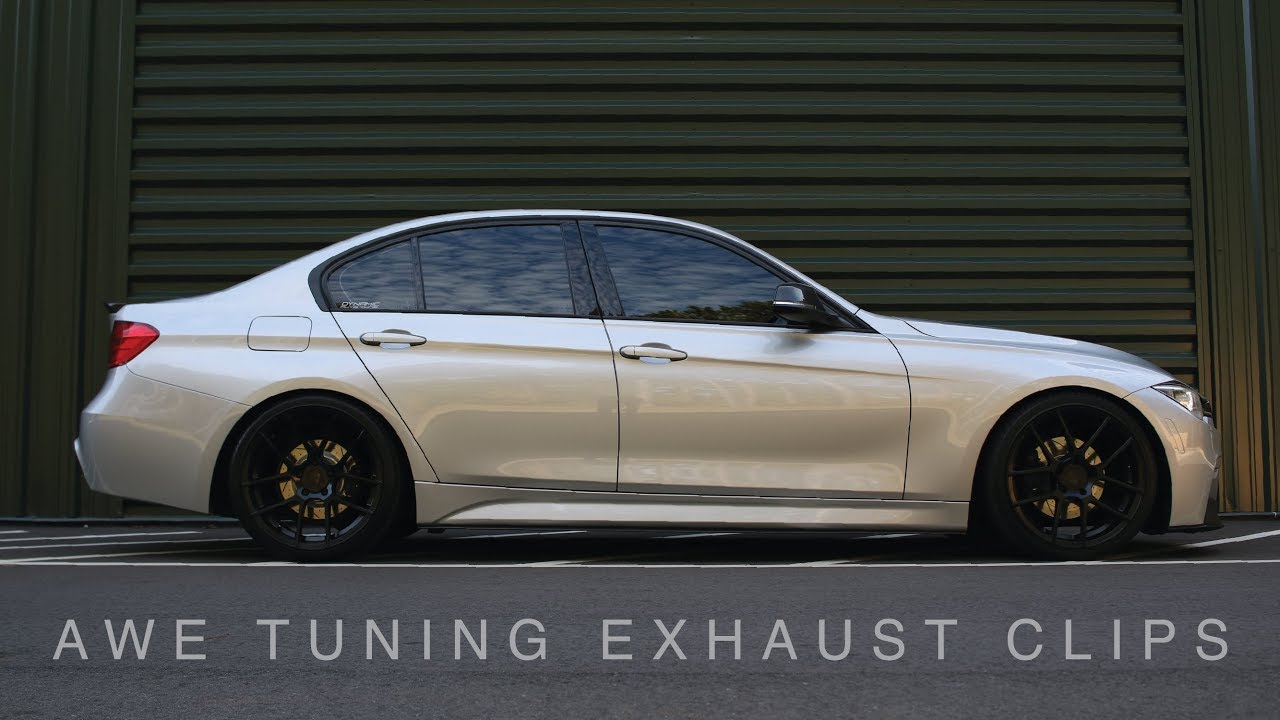 F30 AWE TUNING TOURING EXHAUST SOUND CLIPS /// DRIVE BYS
