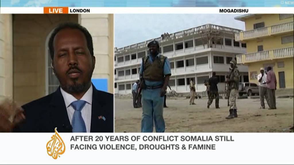 Somali President Hassan Sheikh Mohamud speaks to Al Jazeera