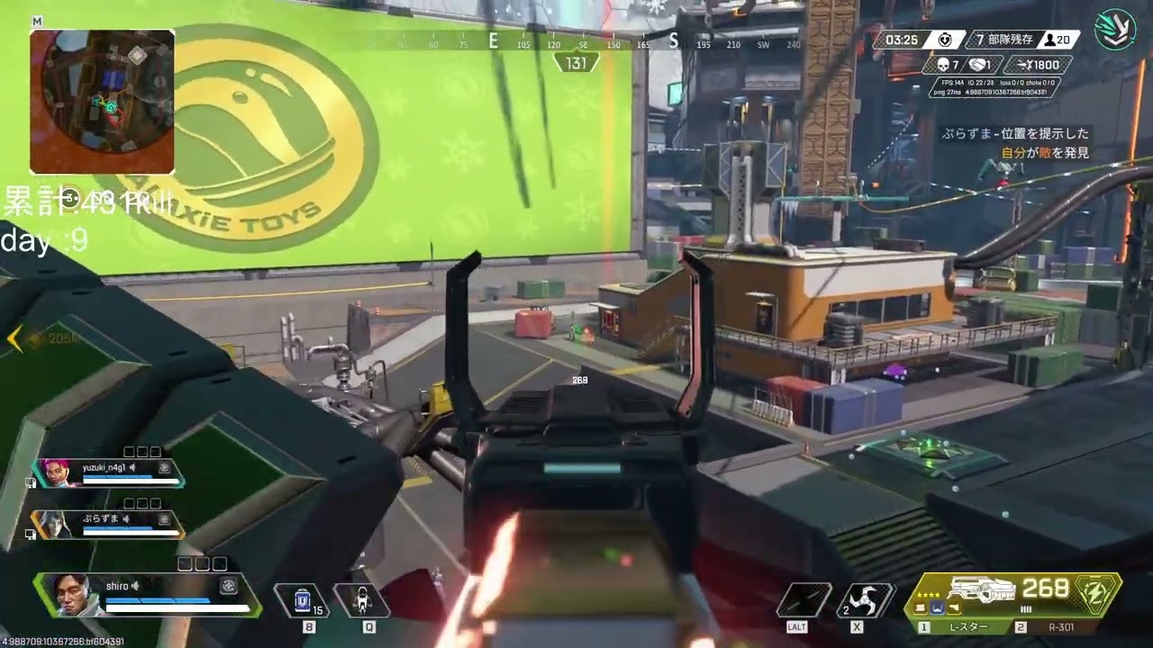 【apex】万年プラチナおじ、10000killチャレンジ達成後に覚醒予定#5