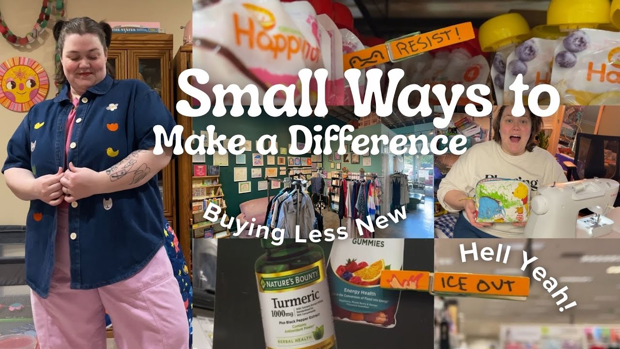 You Can Make a Difference! 🪧| Smalls Ways to Fight Against *It All*