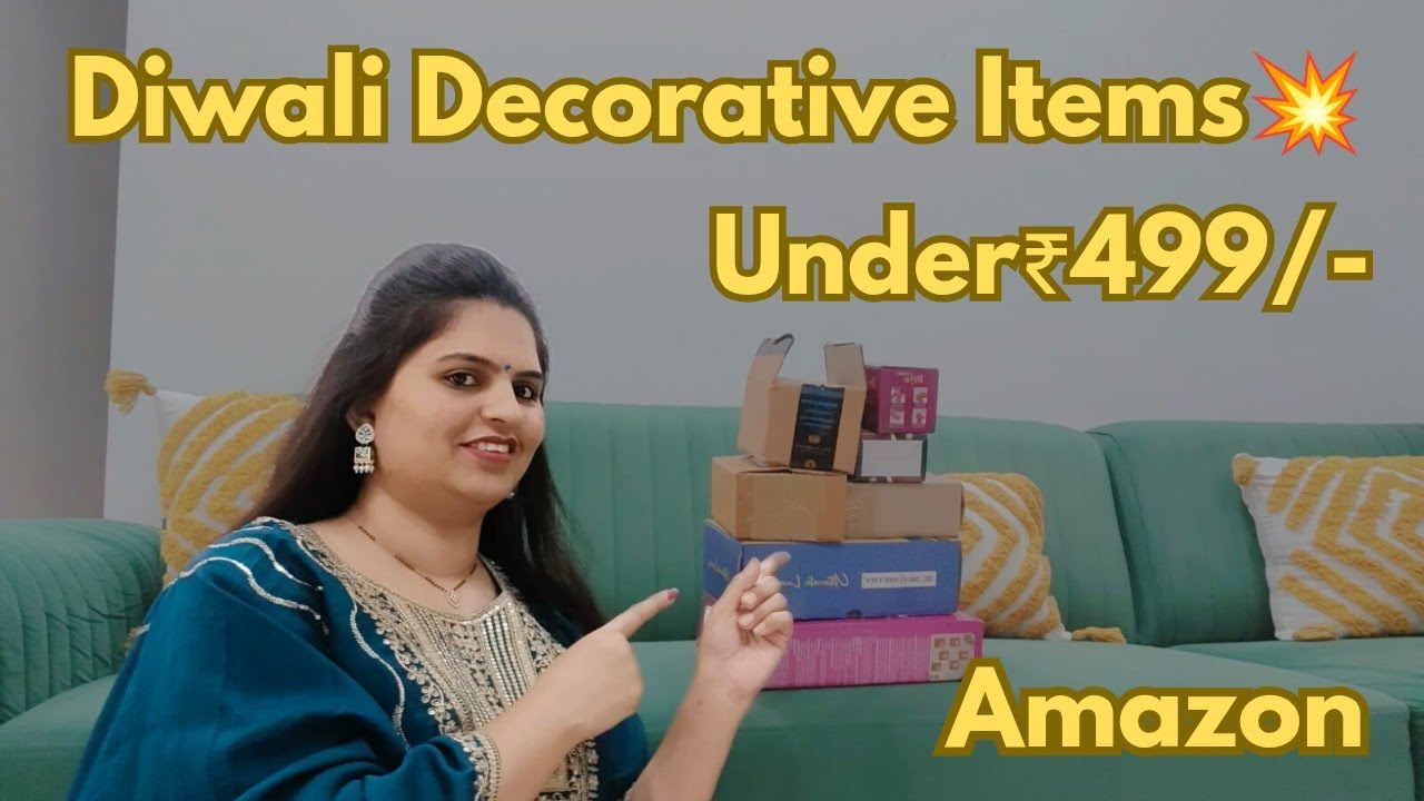 “Amazon Diwali Décor Haul 2025 🪔 | Affordable Festive Items Under ₹499 ✨”#amazonfinds 