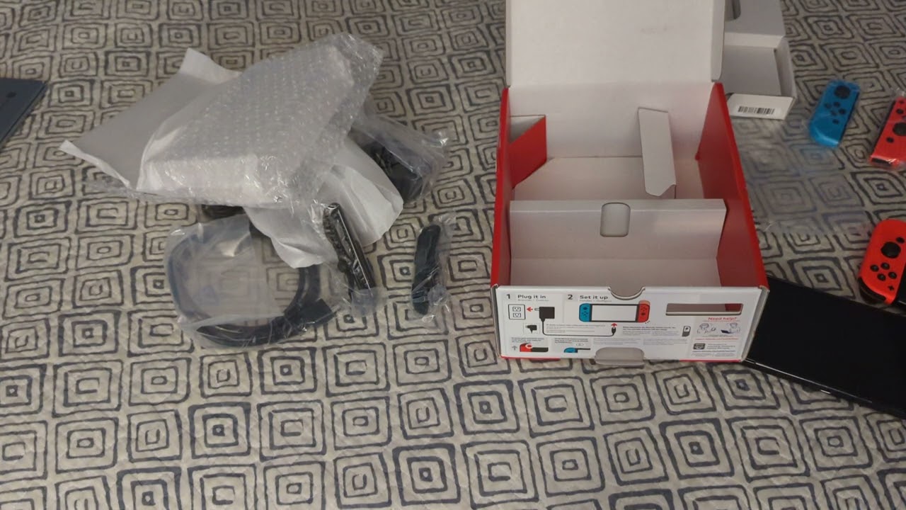 Nintendo Switch OLED Unboxing and Transfer