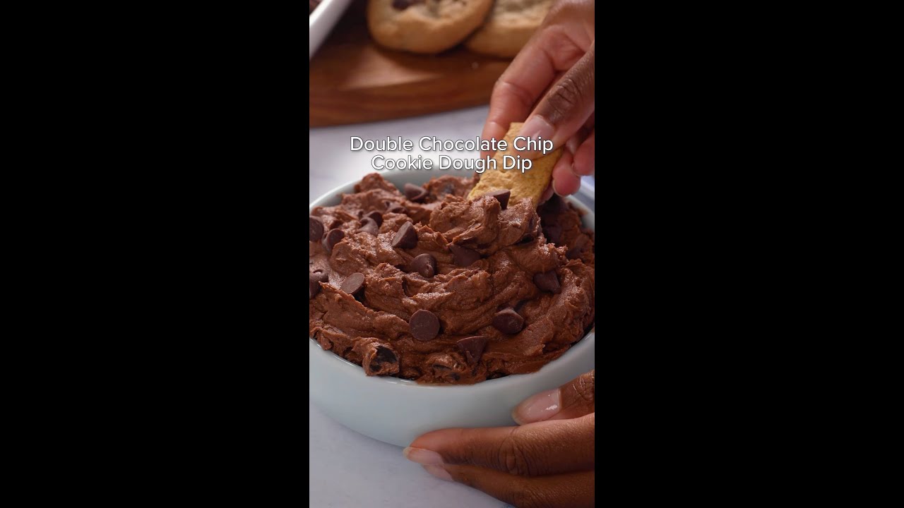 Double Chocolate Chip Cookie Dough Dip