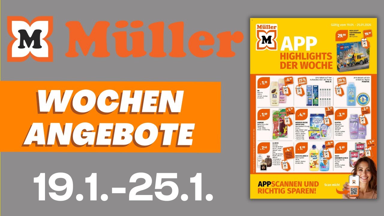 Müller Prospekt der Woche! Hammer-Angebote ab Montag 19.01.2026 🔥 #Müller #prospekt