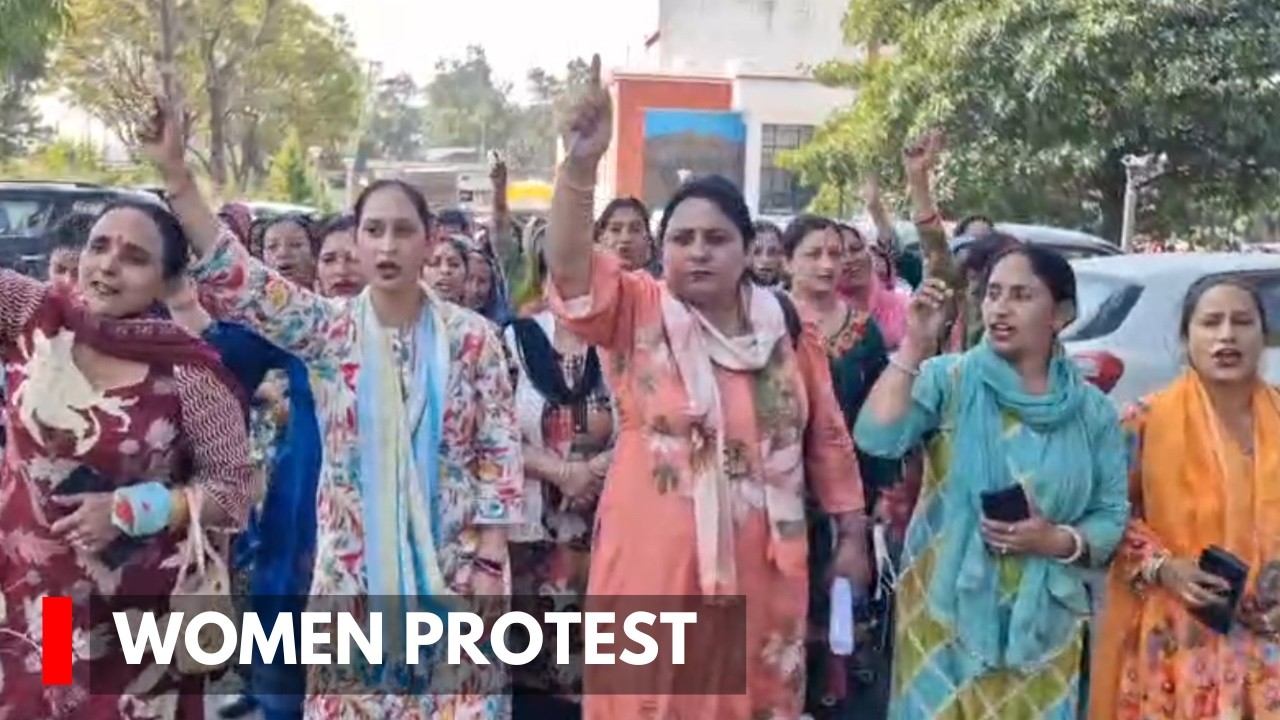 Reasi: SHG Women Protest Over Misconduct by JKRLM Officials