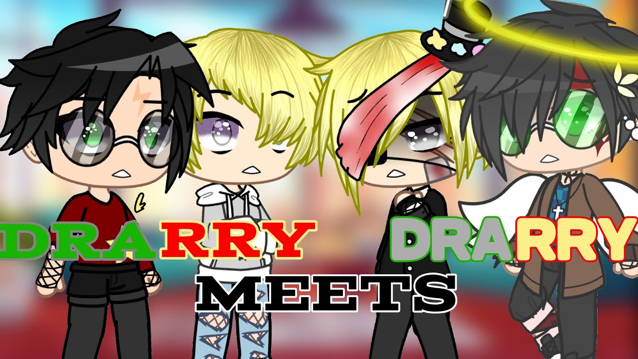 Drarry meet Drarry from a different AU//Harry Potter//Gacha
