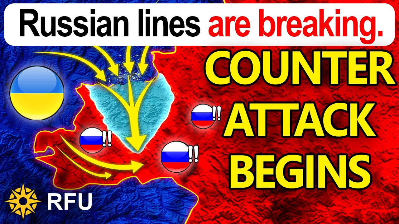 Ukrainians penetrate deep as Russians cannot plug the gaps anymore and reinforcements are wiped out