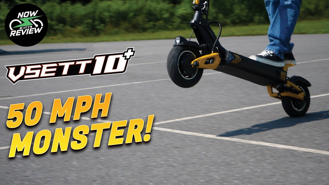 VSETT 10+ Review - The Craziest Scooter we have Ever Tested!