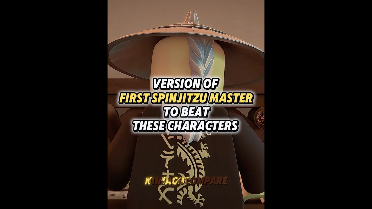 Lego ninjago Version of first spinjitzu master to beat these characters 