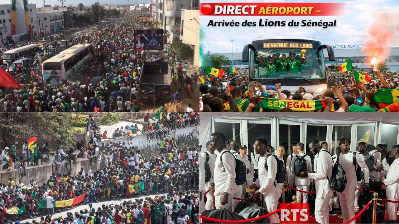 🔴 DIRECT – Aéroport : accueil des Lions, champions d’Afrique 2025