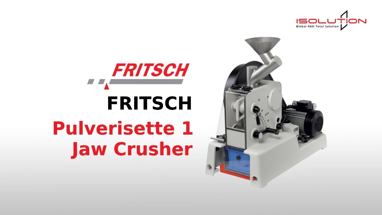 FRITSCH - PULVERISETTE 1 Jaw Crusher