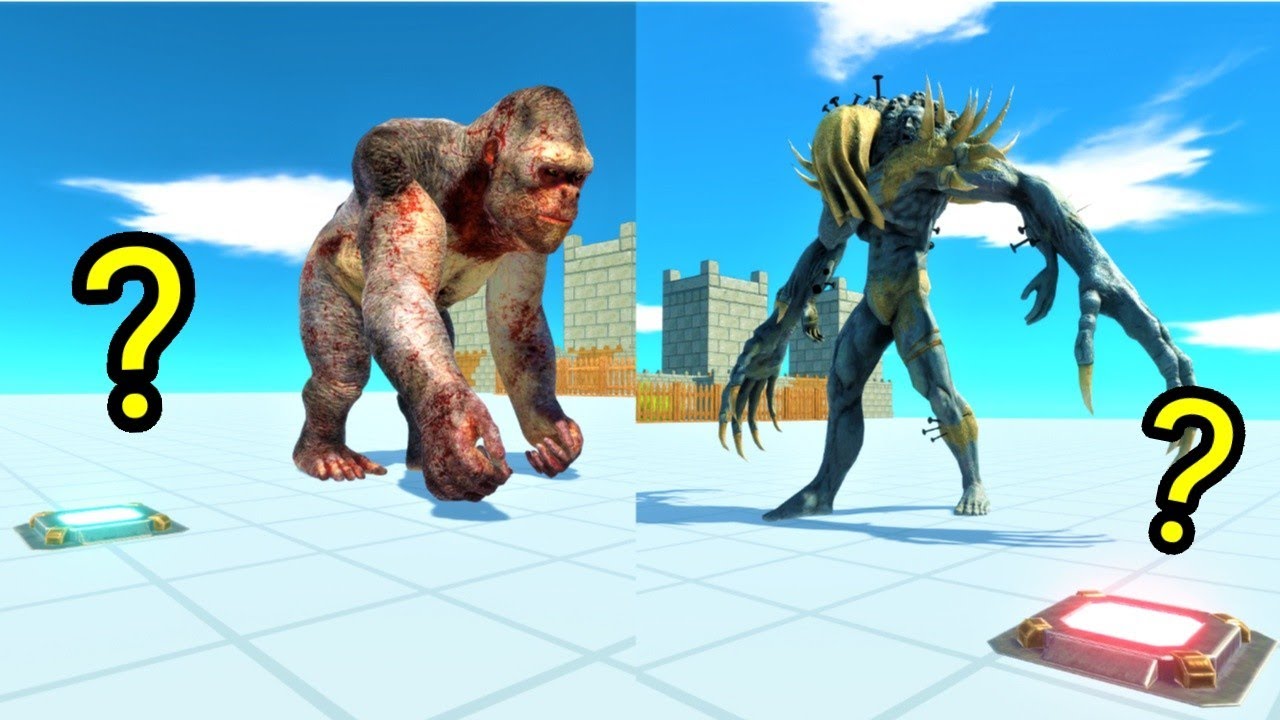 Goro vs scourge random partner ARBS Animal Revolt Battle Simulator 2 vs 2 battles