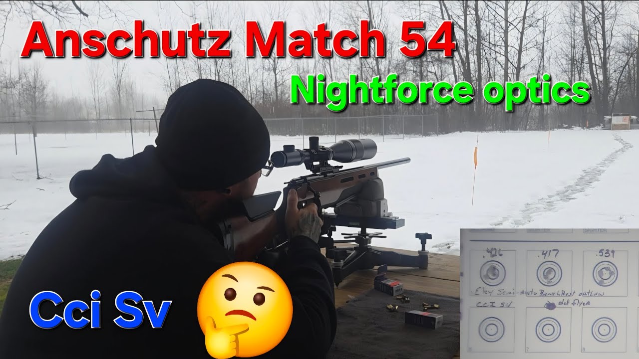 Anschutz Match 54 1407 ! Тестирование стандартной скорости CCI!